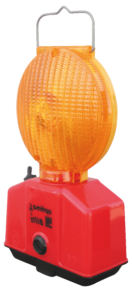 Lampa Optima-Błysk, z zewnętrznym przełącznikiem, z zamkiem