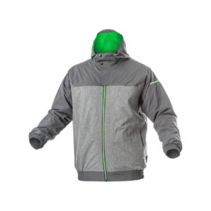HEINER kurtka przeciwdeszczowa ciemno szara/zielona