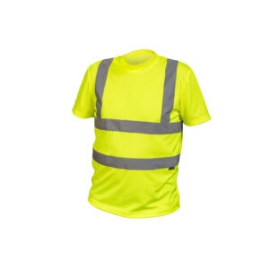 ROSSEL t-shirt ostrzegawczy żółty
