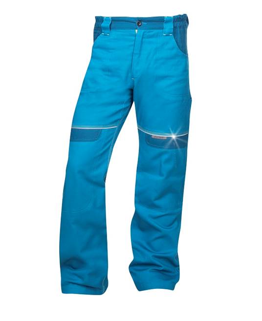 Spodnie do pasa ARDON®COOL TREND jasno niebieskie, przedłużone