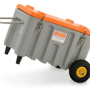 Wózek CEMbox 150 l, Offroad, szary/pomarańczowy